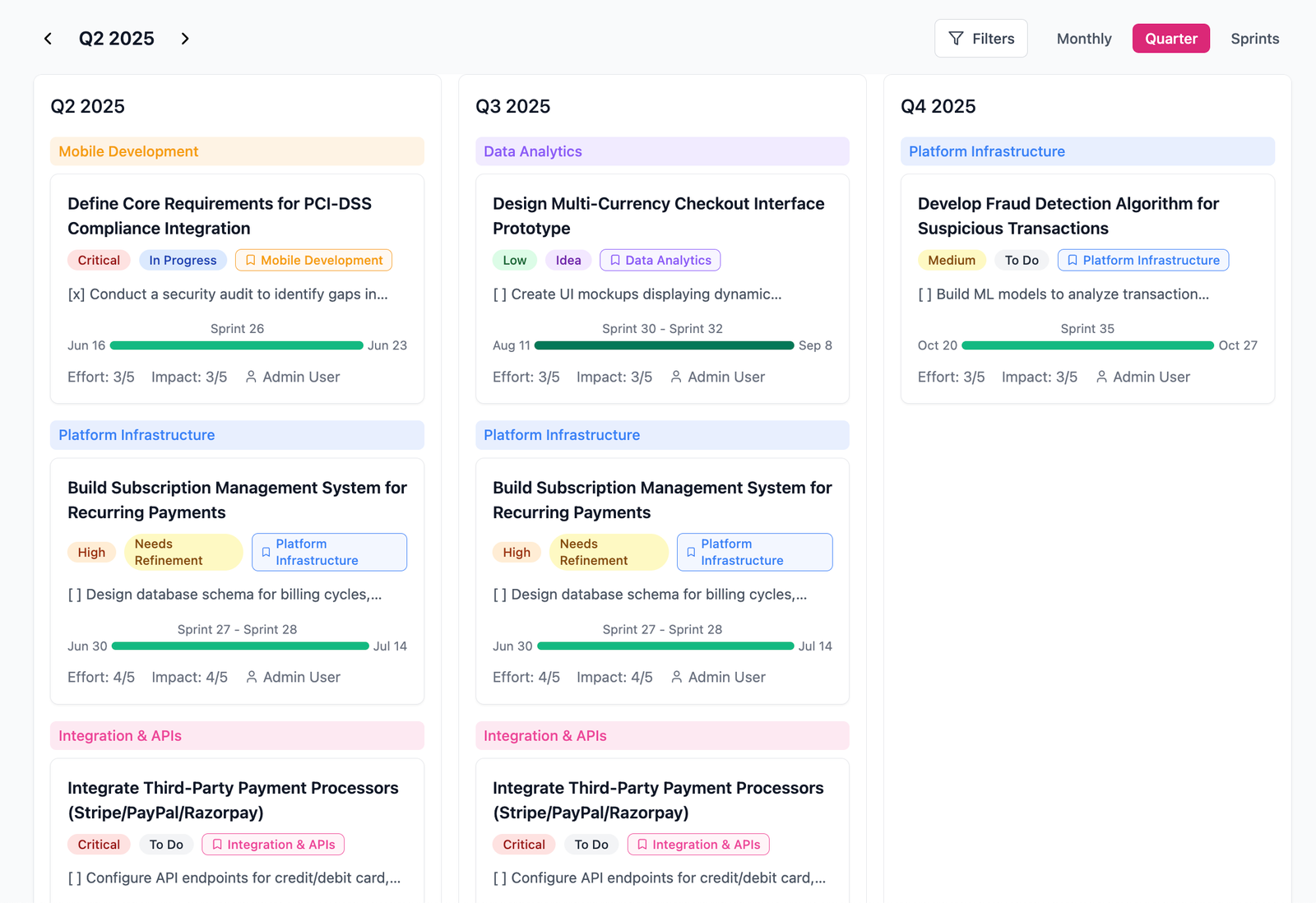 TaskZeno platform screenshot